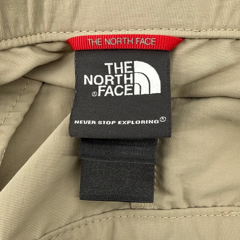 The North Face Mens XXL Beige Paramount Convertible Zip Off Hiking Cargo Pants